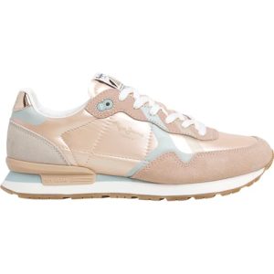 PEPE JEANS BRIT PRINTY W, Zapatilla Unisex Adulto, Sherbert, 39 EU