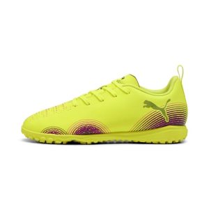 PUMA – Future 8 Play TT JR, Zapatillas de fútbol Unisexo, Yellow Alert-PUMA Black-Sun Struck,