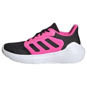 adidas Unisex niños TENSAUR Run 3.0 Shoes Junior, Core Black/Core Black/Lucid Pink, 37 1/3 EU
