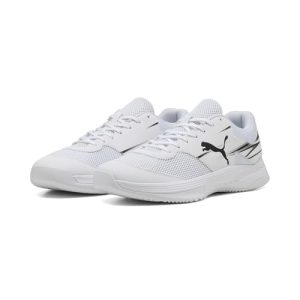 PUMA VARION II – Tenis de Interior Unisex, Color Blanco y Negro, Talla 48, Blanco (puma White)/Negro (puma Black), 46 EU