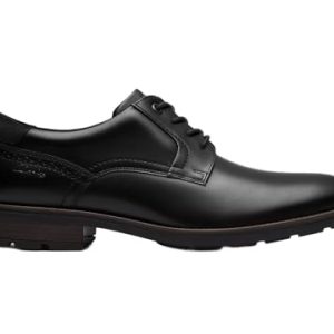 Clarks Emmet Plain para Hombre, Negro Liso., 45 EU
