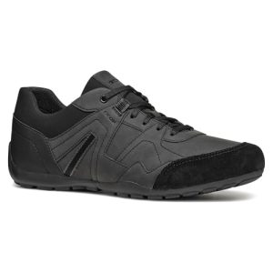 Geox Zapatillas U Ravex para Hombre, Black, 42 EU