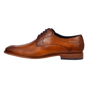 bugatti – 312752031100, Zapatos de cordones derby Hombre, Marrón (Cognac 6300), 43 EU
