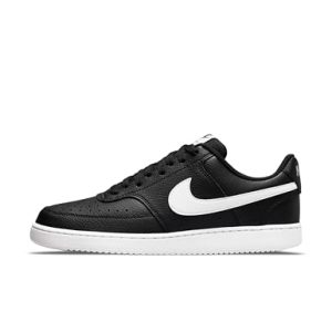 NIKE Nike Court Vision Low Next Nature, Sneaker Hombre, Negro Black White, 47.5 EU