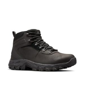 Columbia Newton Ridge Plus 2 WP, Botas Montaña de Senderismo, Hombre, Negro (Black/Black 2024), 50 EU