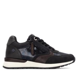 REFRESH – Zapatilla Mujer Negro – Calzado Cómodo y Versátil – Moda Casual – Modelo 17317702 (Talla 40)