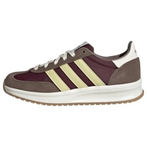 Adidas Mujer Run 70S 2.0 Shoes, Maroon/Powder Yellow/Earth Strata, 40 2/3 EU