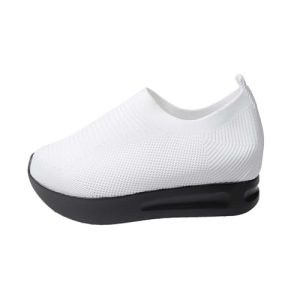 Zapatos de Mujer con Horma Ancha Comodos Calzado Deportivas Fitness Casual Zapatillas de Deporte Superiores Interiores Las Mujeres La del Verano Zapatos Casuales Cómodos La Tela Malla Rayada