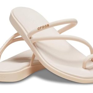 Crocs Miami Toe Loop Sandal, Sandalias Mujer, Dew, 33/34 EU