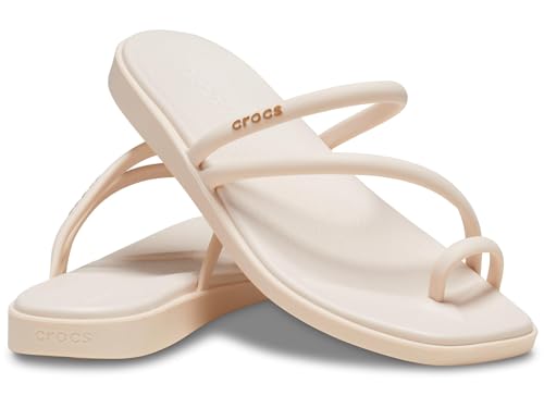 Crocs Miami Toe Loop Sandal, Sandalias Mujer, Dew, 33/34 EU