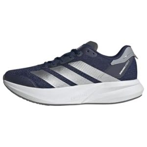 Adidas Hombre Duramo Speed 2 Running Shoes, Dark Blue/Silver Metallic/Halo Silver, 38 2/3 EU