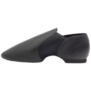 Asyusyu Zapatos de jazz para mujer, suela dividida, zapatos de baile de jazz, Black, 39.5 EU