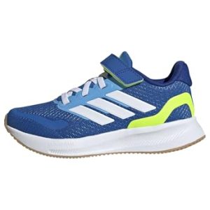 Adidas Unisex niños RUNFALCON 5 Shoes Kids, Bright Royal/Cloud White/Lucid Lemon, 34 EU