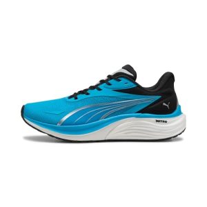 PUMA Electrify Nitro 4Road – Tenis de Correr para Hombre, Speed Blue Puma Black, 40 EU