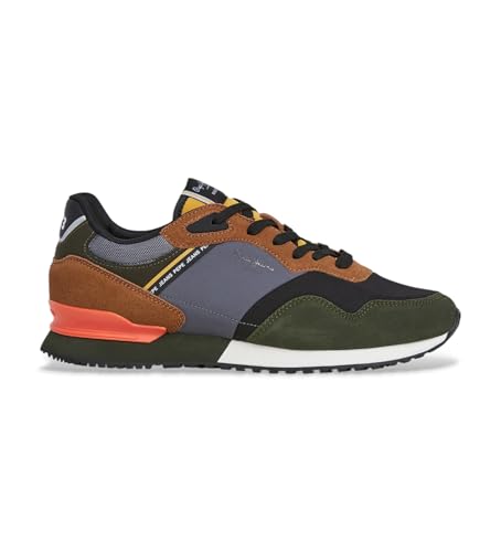 Pepe Jeans Zapatillas de Piel London Mood Verde