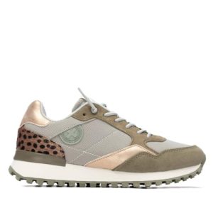 XTI – Zapatilla Mujer Kaki – Calzado Cómodo y Versátil – Moda Casual – Modelo 14416103 (Talla 40)