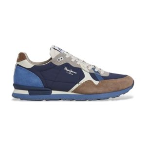 Pepe Jeans Zapatillas de Piel Brit Prints