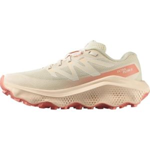 Salomon mujer Ultra Flow 2, zapatillas de trail running versátiles y cómodas, perfectas para excursiones y trail running en aventuras al aire libre, Almendra, 38 ⅔