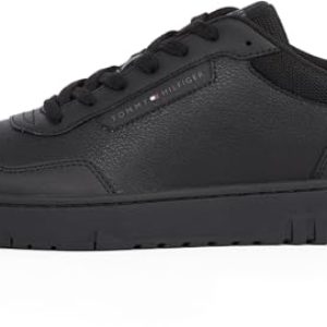 Tommy Hilfiger Court Sneaker Hombre Basket Core Lite Low Top, Negro (Black), 40