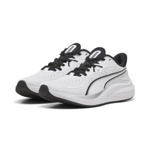 Puma Skyrocket Lite 2 – Tenis Unisex para Correr, Puma Blanco Puma Plata Puma Negro, 42.5 EU
