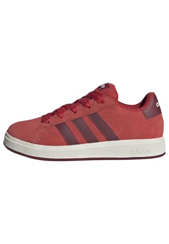 adidas Tenis Unisex Grand Court 00s para niños, Off White FTWR White Core Black, 4 UK Child