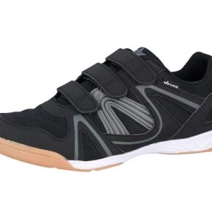 Lico Zapatillas Unisex Fit Indoor V., Negro y Gris, 40 EU
