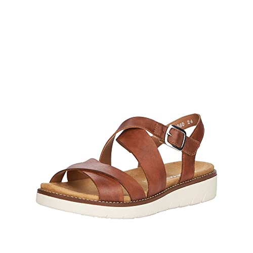 Remonte - D2060, Sandalias de Talón Abierto Mujer, Marrón (Muskat 24), 41 EU