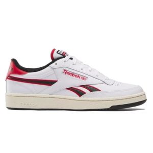 Reebok Club C Revenge, Zapatillas de Deporte, Unisex Adulto, White Vectorred Black, 42.5 EU