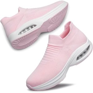 ADQ Zapatillas Deportivas Mujer Zapatillas Casual para Mujer Slip On Sneakers Ligero Transpirable con Air Cushion Support sin Cordones