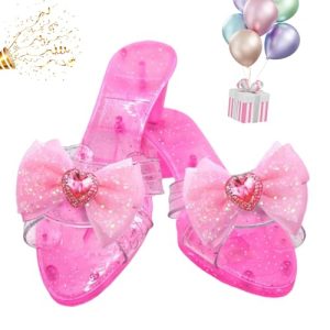 Siuwddee Zapatos De Princesa para Niñas Pequeñas – Tacones para Juego Simbólico de Niñas Pequeñas | Tacones Altos para Cosplay para Actividades De Día De Personajes Escolares, Planificadores De