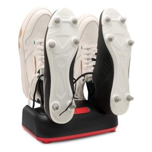 ShoeDry 2 Par Secador y Ambientador de Zapatos Eléctrico | Doble Secador de Botas & Desodorante para Zapatos con Oxígeno Activo | Eliminador de Olores för Botas de Fútbol, ​​Zapatillas, och Más | 110W