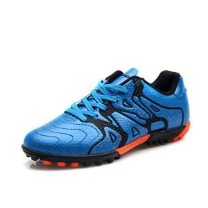 Zapatillas de fútbol para niños Unisex Zapatillas Deportivos Futsal Transpirables – Mod1 Azul – 35 EU