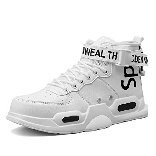 FUSHITON Zapatillas Altas de Moda para Hombre Zapatillas Bajas Estilo Libre Casual Correr Calzado Deportivo Zapatos Caminar Fitness Running