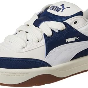 PUMA Tenis Unisex Park Lifestyle Sk8, Blanco cálido Puma Blanco Persa Azul, 44.5 EU
