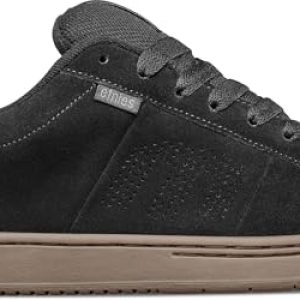 etnies Kingpin, Skate Shoe Unisex Adulto, Black/Dark Grey/Gum, 45 EU