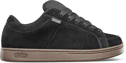 etnies Kingpin, Skate Shoe Unisex Adulto, Black/Dark Grey/Gum, 45 EU