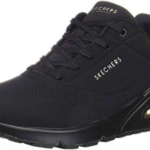 Skechers Uno, Zapatillas Mujer, Negro, 38.5 EU