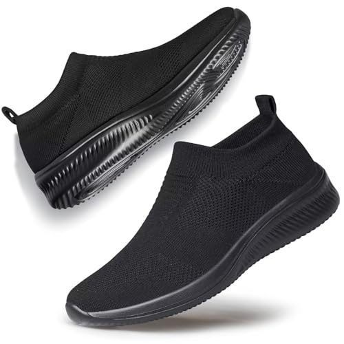 vibdiv Zapatos Planos Caminar Mujer Zapatillas Casual Zapatos Diarios sin Cordones Ligeros Cómodos
