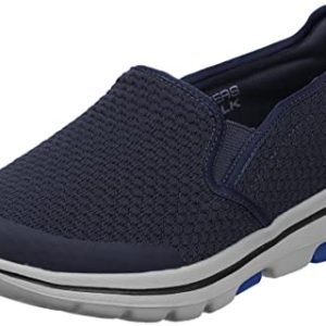 SKEAJ|#Skechers 55510 , Navy Textile/Synthetic/White Trim Nvy), 45 EU