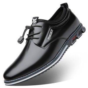 Mocasines Clásicos Zapatos Hombre Vestir Traje Zapatos de Cordones Oxford Derby para Boda Trabajo Party