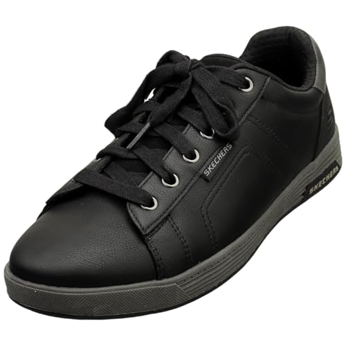 Skechers Cavell Hensley - Tenis para Hombre, Negro sintético., 43 EU