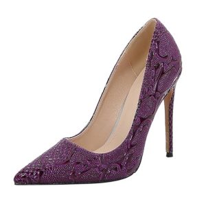 Zapatos de tacón alto sexy para mujer, zapatos de boda, estampado de serpiente, zapatos de noche, zapatos elegantes, zapatos de novia, zapatos de tacón Mary Jane zapatos de encaje, zapatos de traje