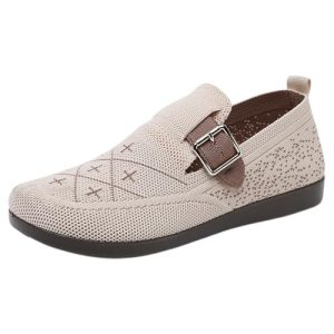 Zapatos Mujer Ancho Especial Comodos Zapatillas Deportivas para Correr Zapatos para Mujer de Primavera Y Otoño,de Edad Y Mayores,con,Tela Vieja,Plana Estilo Casual. Deportivas Anchos Caminar