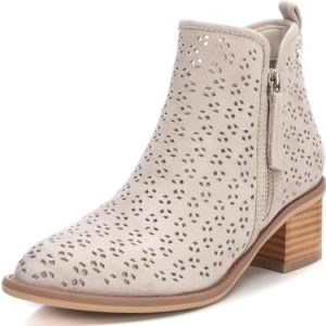 XTI 142255 Botines de mujer Hielo (Off White), 38 EU