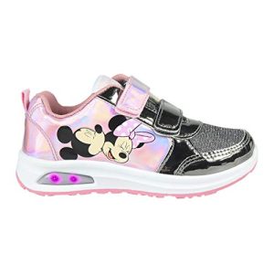 CERDÁ LIFE’S LITTLE MOMENTS – Zapatillas con Luces Minnie Mouse de Color Rosa – Cómodas y Prácticas – Producto Original