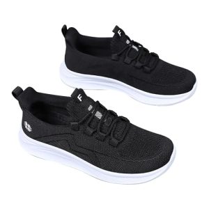 Zapatillas Sneakers Mujer con Horma Ancha Zapatos Deportivos Zapatos de Mujer Casuales de Verano Hueco Transpirable Tacón Casuales Deportivas Deportivas para Correr Ligero