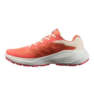 Salomon ALPHAGLIDE, Zapatos de senderismo para Mujer, Emberglow White Rouge Red, 42 EU