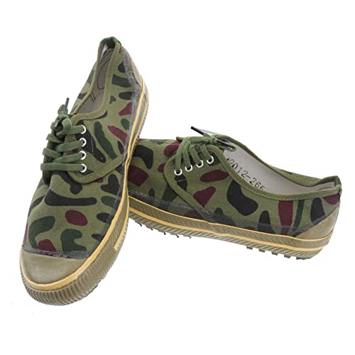 BESPORTBLE Zapatos Antideslizantes para Hombre Camuflaje, Calzado Deportivo Ligero Suela De Goma Resistente, Zapatillas Casuales De Caña Baja para Trabajo y Actividades Al Aire Libre, Talla 39