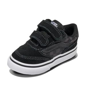 Vans Brooklyn LS V, Zapatillas Unisex niños, Checkerboard Black Asphalt 24 EU