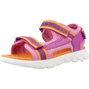 Geox – J Sandal AIRADYUM GI, Sandalia Niñas, Fuchsia/Orange,